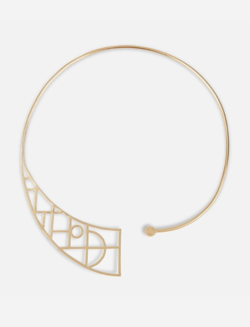 Edith Neckpiece in Gold