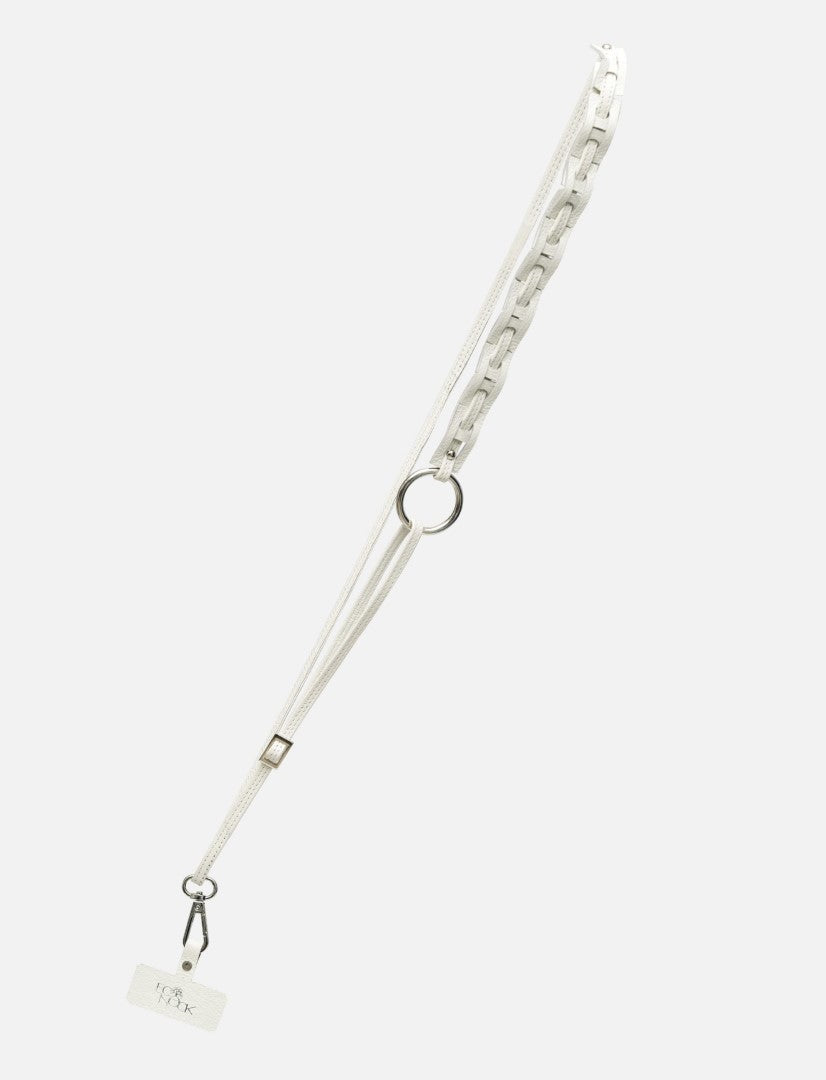 Kenza Phone Lanyard in Ivory