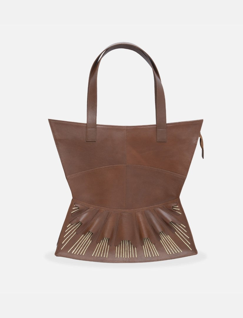 Urumi Tote in Tan