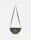 Maeve Crescent Wristlet in Olive