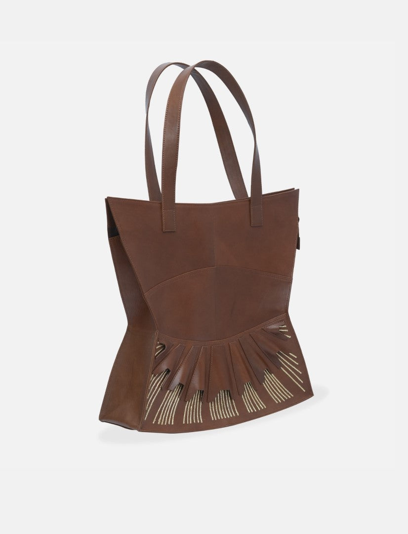 Urumi Tote in Tan