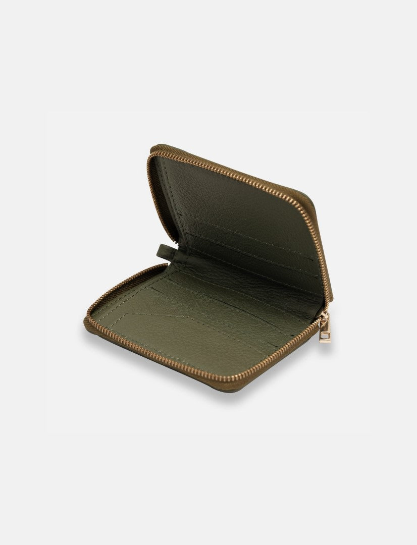 Gender Neutral Wallet in Olive