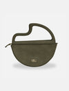 Maeve Crescent Clutch in Olive