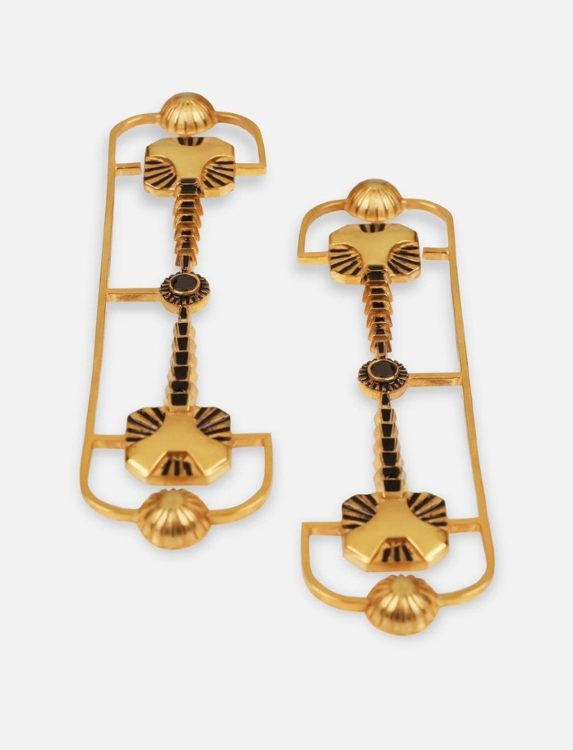 Sinclair Earrings in Gold