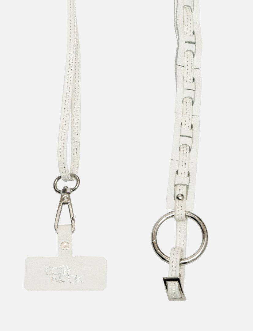 Kenza Phone Lanyard in Ivory