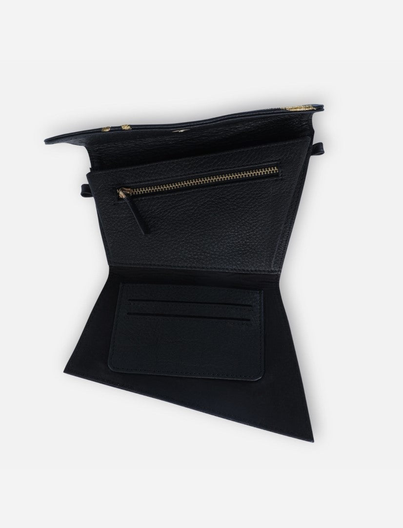 Seiki Trifold Wallet in Black