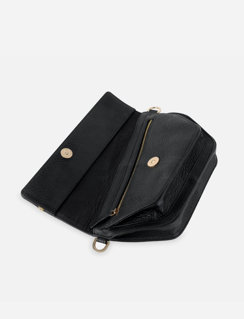 Shiatsu Cross Body in Black